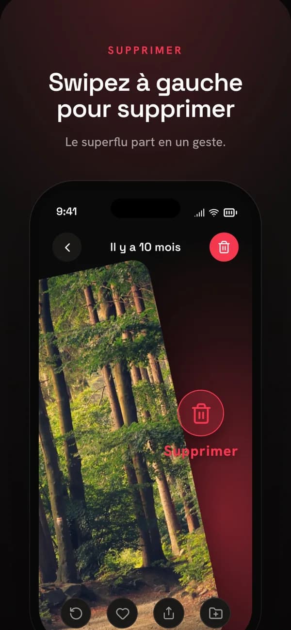 Swipix — trier sa galerie photo iOS d'un simple swipe — écran 5