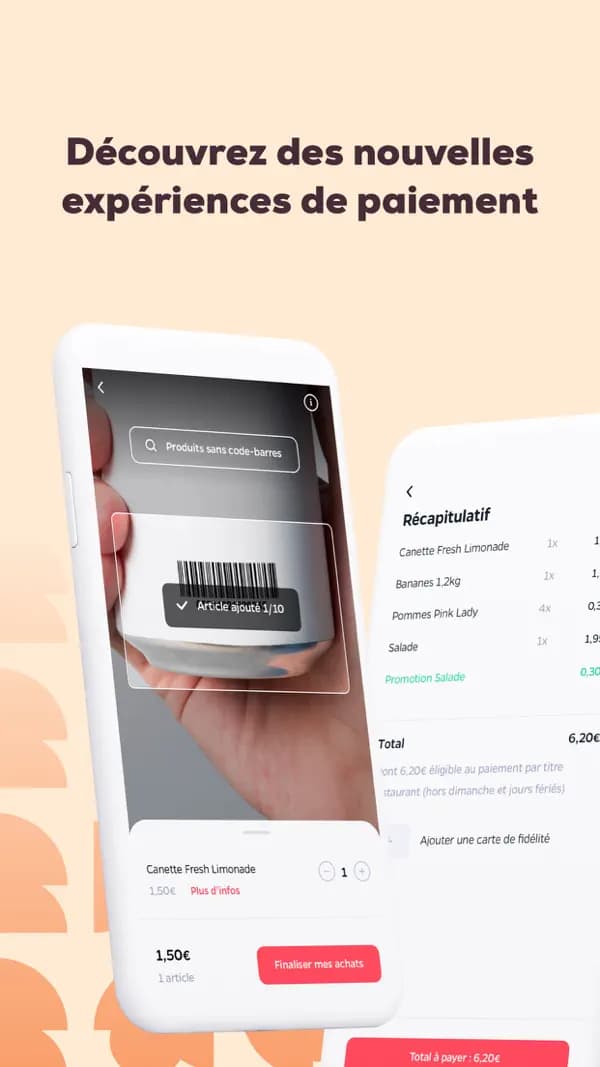 Refonte de l'application de paiement mobile Lyf Pay — écran 3